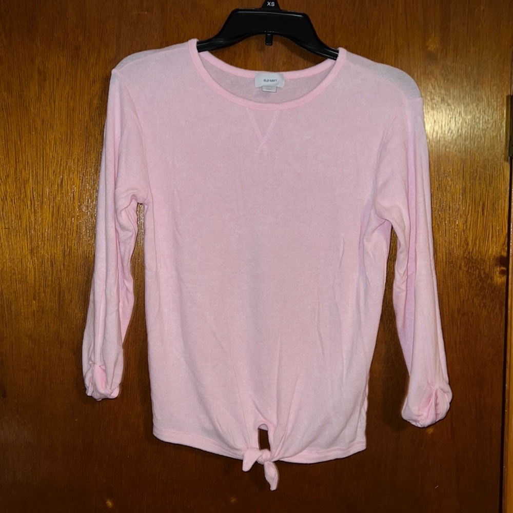 Old Navy kids light pink sweater size large 10/12